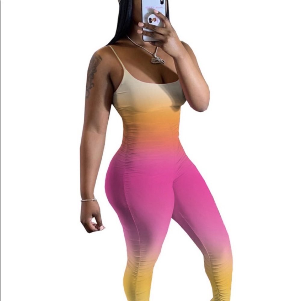 Gradient Bodycon Bodysuit